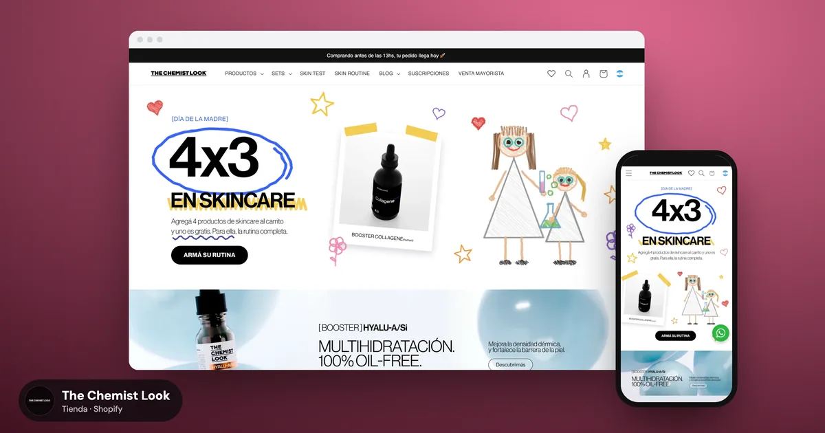 The Chemist Look: escalar la pauta en Meta sin resignar margen
