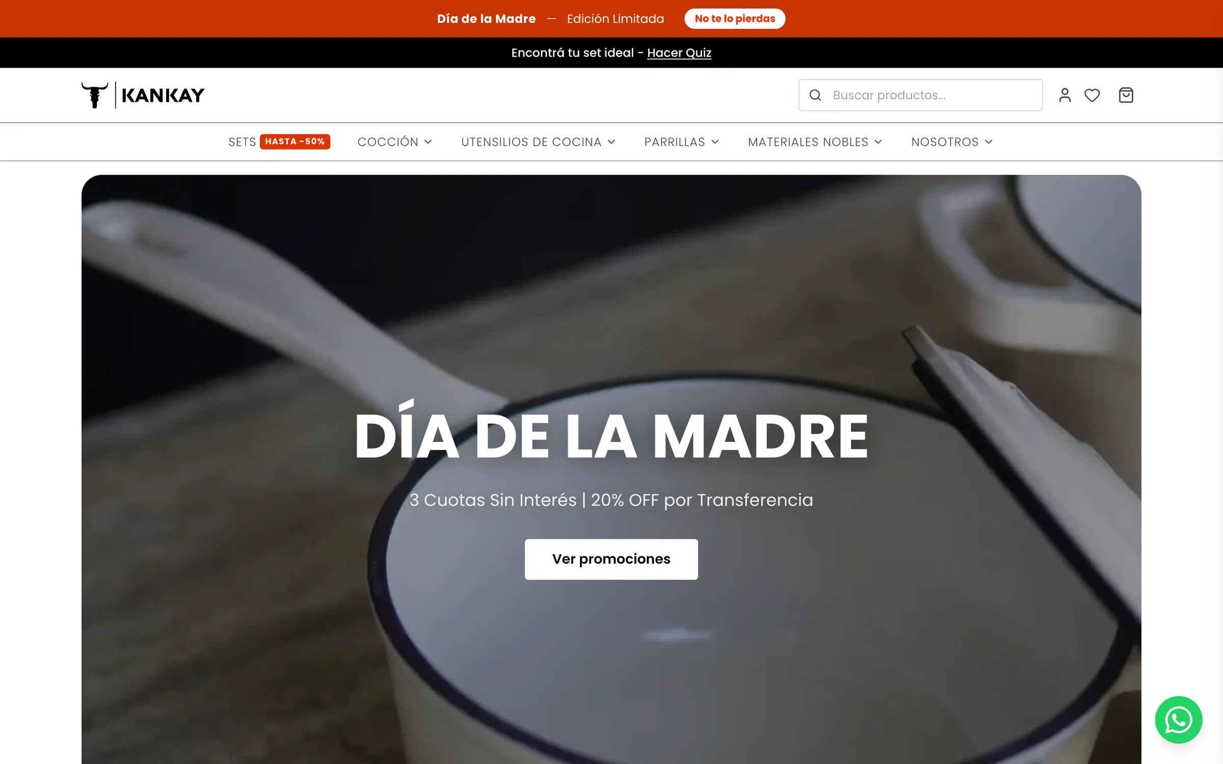 Kankay: diseño y desarrollo del e-commerce en Shopify