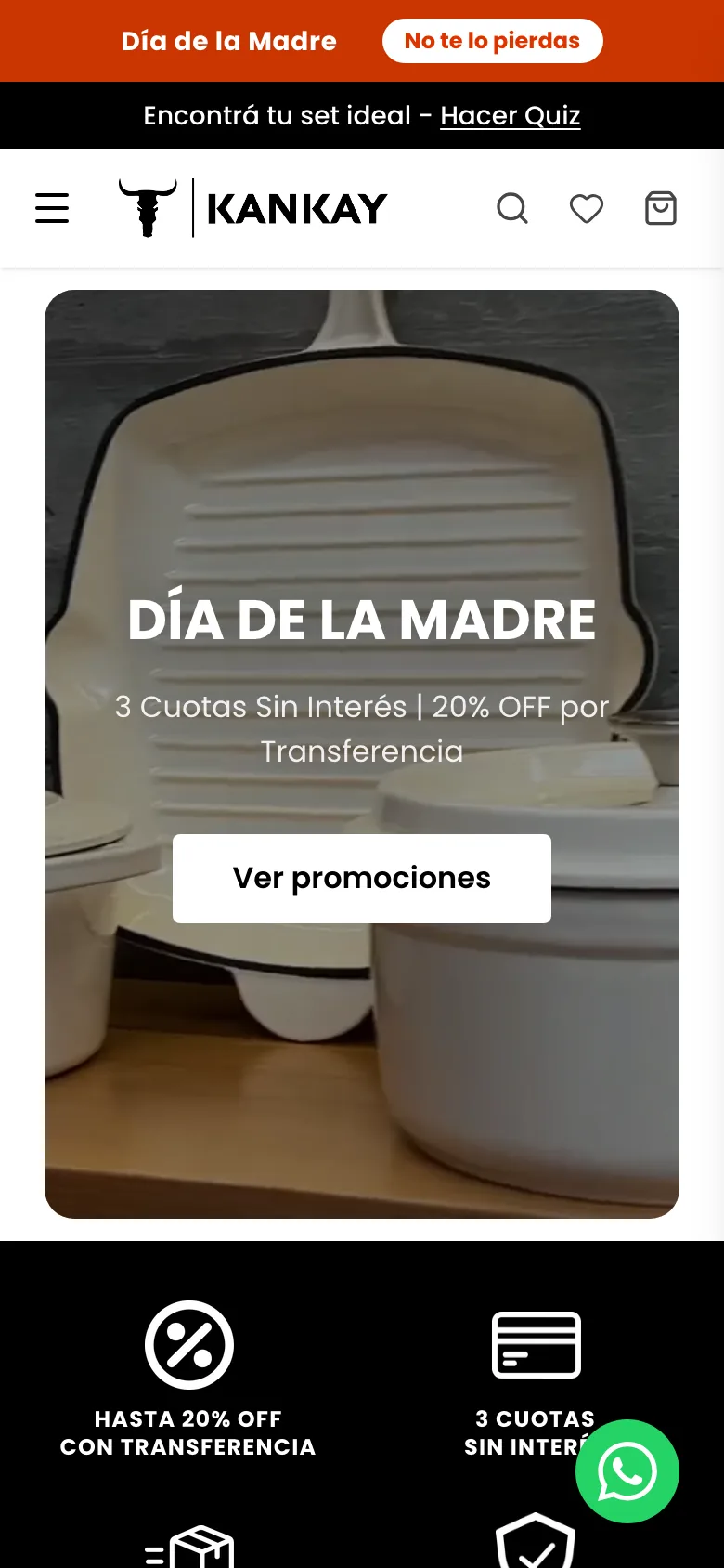 Home de Kankay en mobile