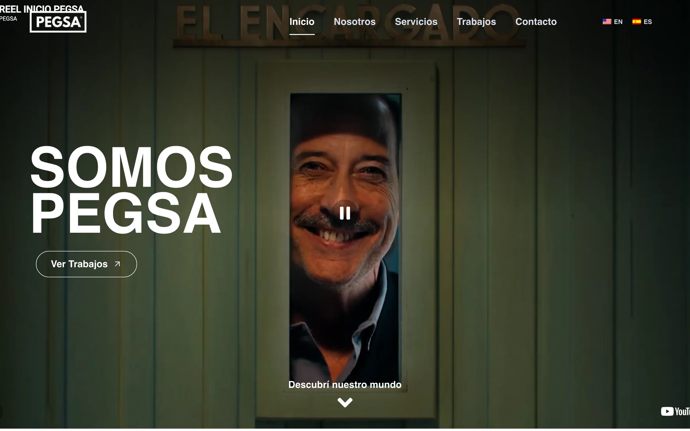 PEGSA: web institucional en WordPress para una productora audiovisual